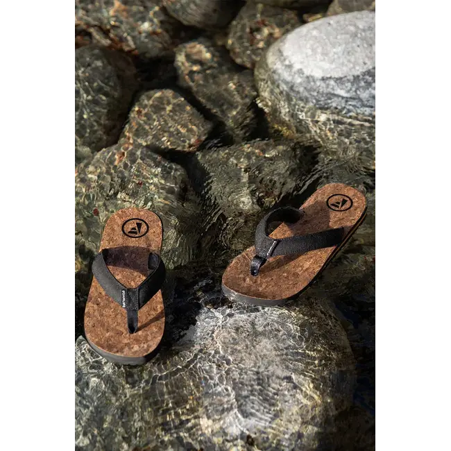 Mully Cork Herre Flip Flops Black