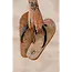 Goldie Earth Dame Flip Flops Latte Brown