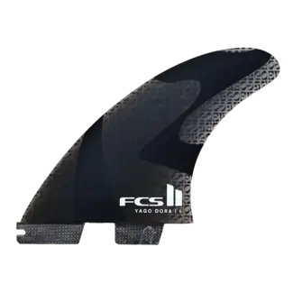 FCS Yago Dora Signature PG Tri Fin Set - Smoke