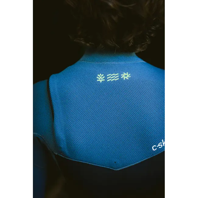NuWave Session 4/3mm Kids Chest Zip Steamer Wetsuit