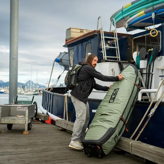Travel 3 Shortboard/Fish Wheelie Surfboard Bag
