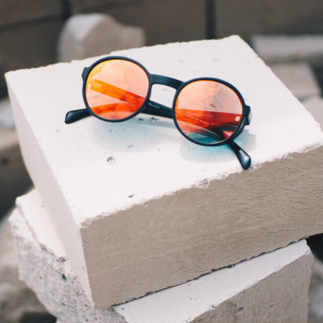BGS II Solbriller Matte Black / Red Photochromic