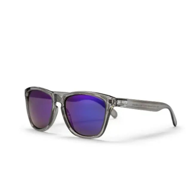 Bodhi Grey Solbriller med Polariserte Blue Mirror-linser