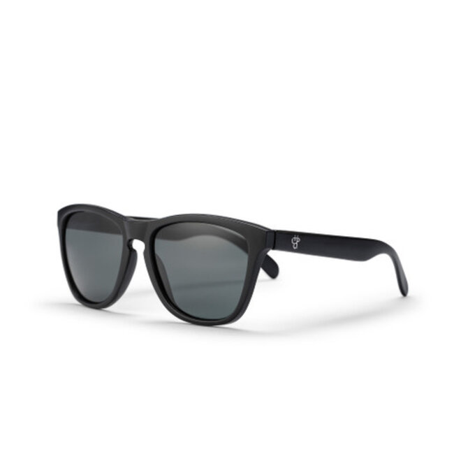 Bodhi Matte Black Solbriller med Polariserte Sorte Linser
