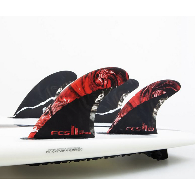 FCS II Matt Biolos PC Carbon Tri/Quad 5-Fin Set Surfefinner