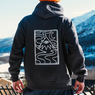 Purgatory The Shallow Tree Outline Print Heavyweight Hoodie