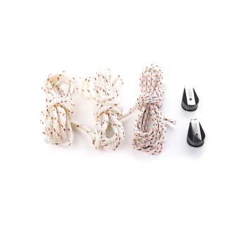 Unifiber Race Adjustable Outhaul System Rope Set & Pulleys