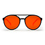 Rickard Sunglasses – Matte Black / Red Mirror – Polarized