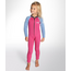 Baby Steamer Front Zip 3/2 - Magenta/Powder Blue