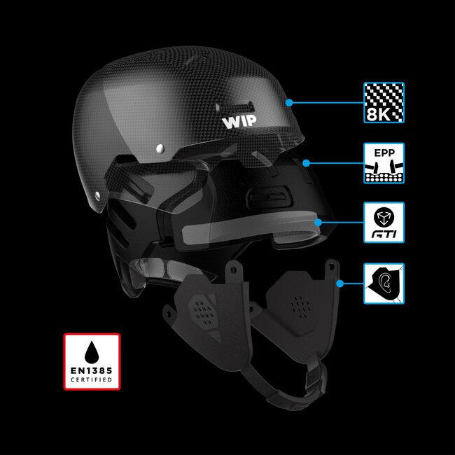 Wisurf Carbon – Karbonhjelm for Surf