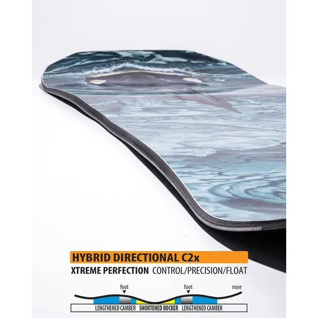 Golden Orca - Snowboard Herre | Directional | Flex 8