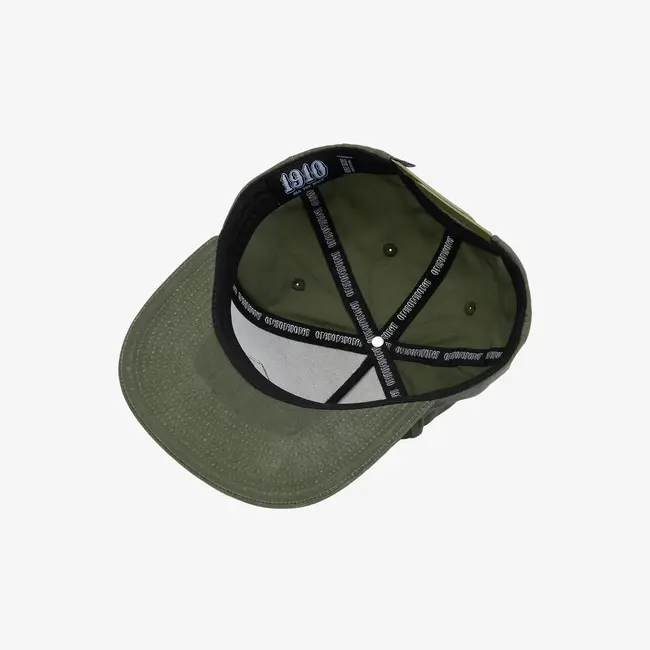 Ozma Snapback Hat – Waxed Cotton Canvas 5-Panel Cap