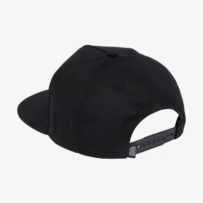 Ozma Snapback Hat – Waxed Cotton Canvas 5-Panel Cap