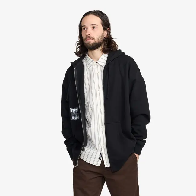 The Holder Zig Zag Zip Fleece – Heavyweight Zip Hoodie