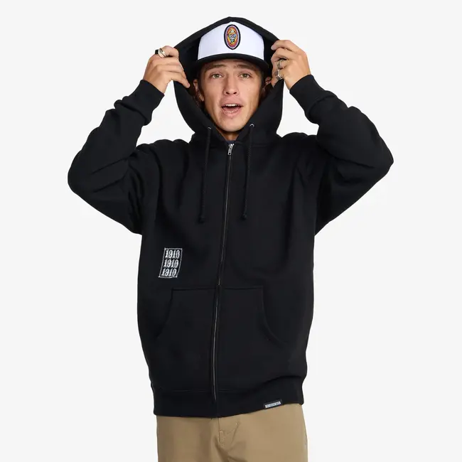 The Holder Zig Zag Zip Fleece – Heavyweight Zip Hoodie