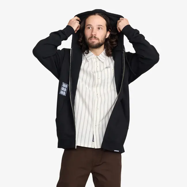 The Holder Zig Zag Zip Fleece – Heavyweight Zip Hoodie