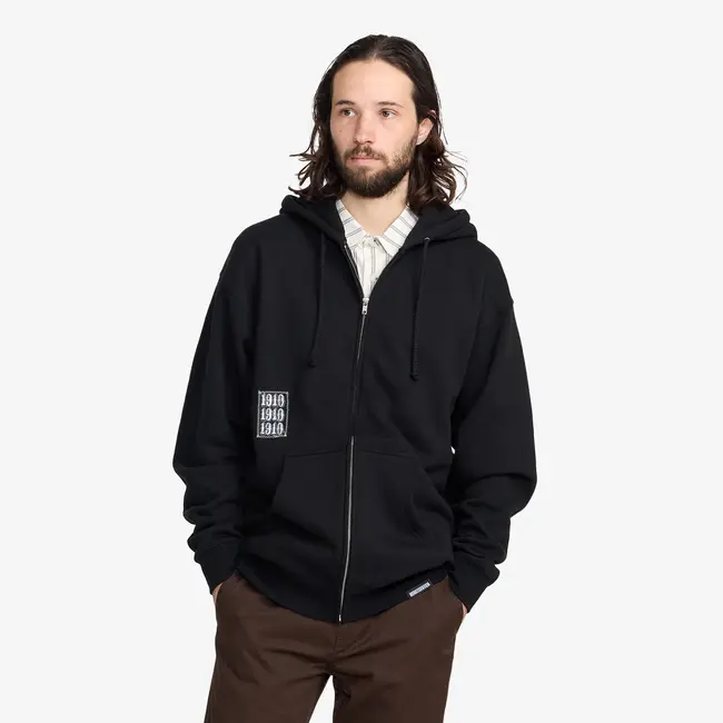 The Holder Zig Zag Zip Fleece – Heavyweight Zip Hoodie