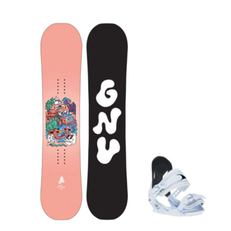 GNU Playdate - Snowboard Pakke Barn 7-10år