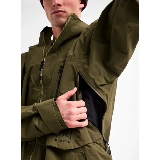 ﻿[ak] Cyclic GORE-TEX 2L Snowboardjakke Herre - Dried Moss