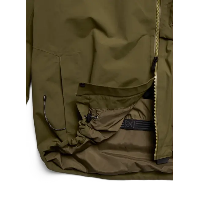 ﻿[ak] Cyclic GORE-TEX 2L Snowboardjakke Herre - Dried Moss
