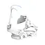 Metta Snowboardbinding Dame - White
