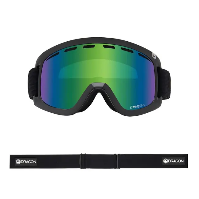 D1 OTG Goggles med Bonuslinse | Icon Green med Lumalens Green Ionized & Flash Blue Ionized Lens
