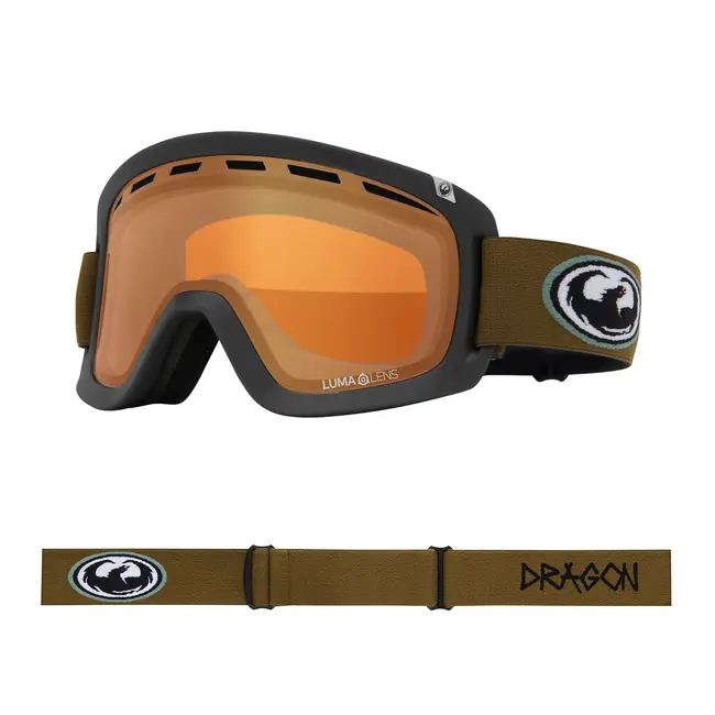 D1 OTG Goggles med Bonuslinse | Old Skool med Lumalens Silver Ionized & Amber Lens