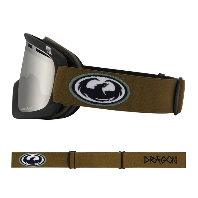 D1 OTG Goggles med Bonuslinse | Old Skool med Lumalens Silver Ionized & Amber Lens