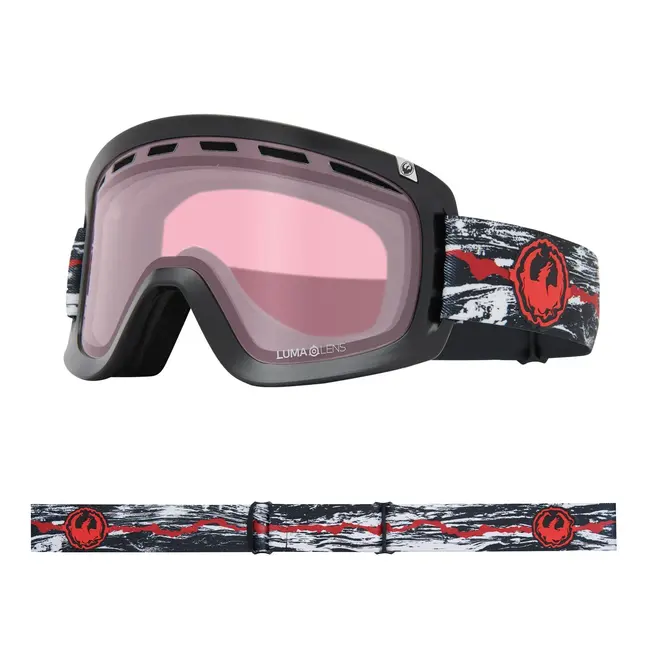 D1 OTG Goggles med Bonuslinse | Ranalter med Lumalens Red Ionized & Rose Lens