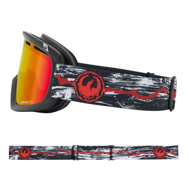 D1 OTG Goggles med Bonuslinse | Ranalter med Lumalens Red Ionized & Rose Lens