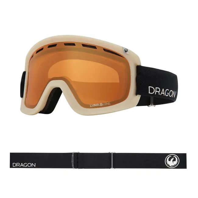 D1 OTG Goggles med Bonuslinse | Raw med Lumalens Dark Smoke & Amber Lens