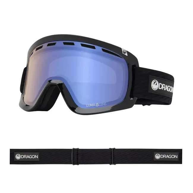 D1 OTG Goggles med Bonuslinse | Icon Blue med Lumalens Blue Ionized & Flash Blue Ionized Lens