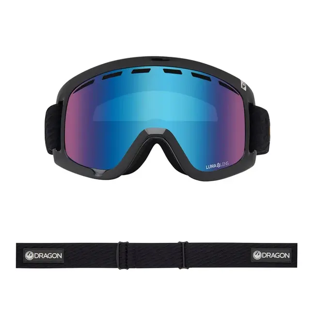 D1 OTG Goggles med Bonuslinse | Icon Blue med Lumalens Blue Ionized & Flash Blue Ionized Lens