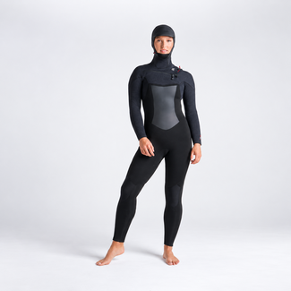 C-Skins ReWired 6/5 Hooded Front Zip Dame Våtdrakt