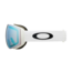Flight Deck M Matte White / Prizm Snow Sapphire Iridium Goggles