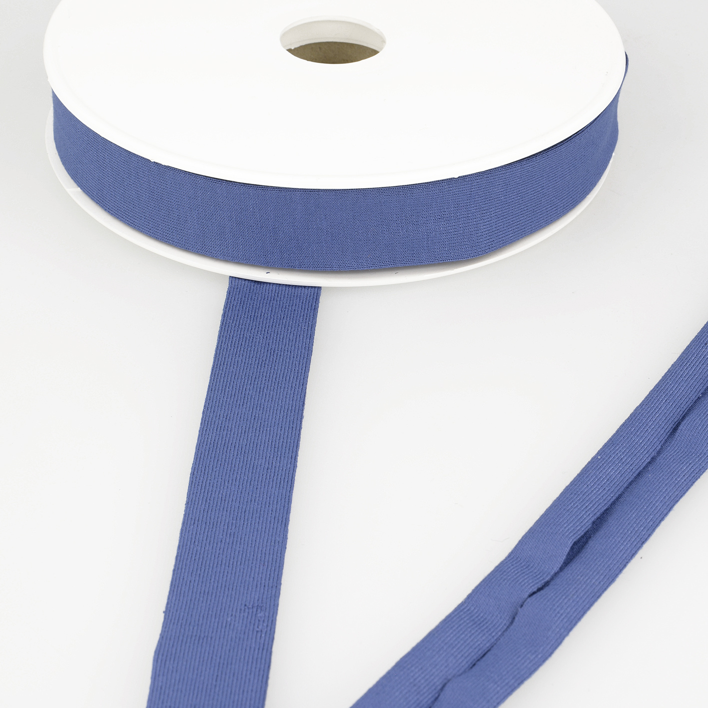 Tricot Biais - 20 mm - Jeansblauw-1