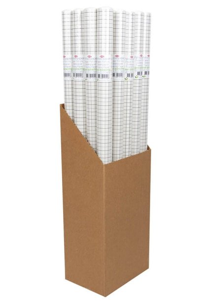 Patroonpapier ruit (rol) - 0,8 x 15 m
