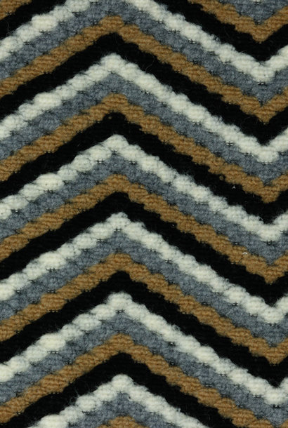 Mantelstof (knitted jacquard) - Zig Zag