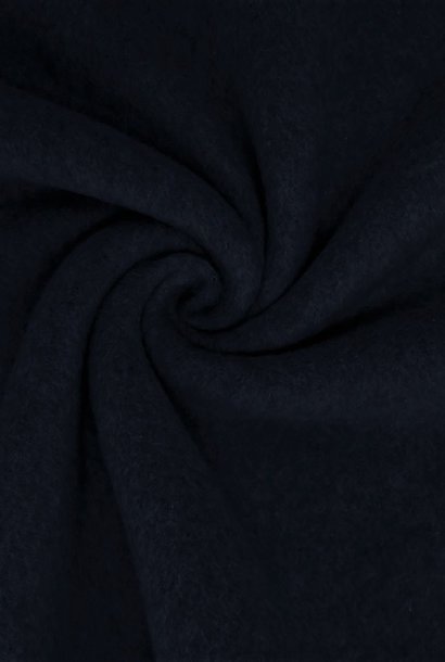 Katoenen Fleece - Navy Blue