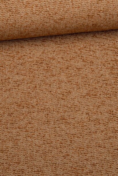 Mantelstof - Tweed look - Caramel
