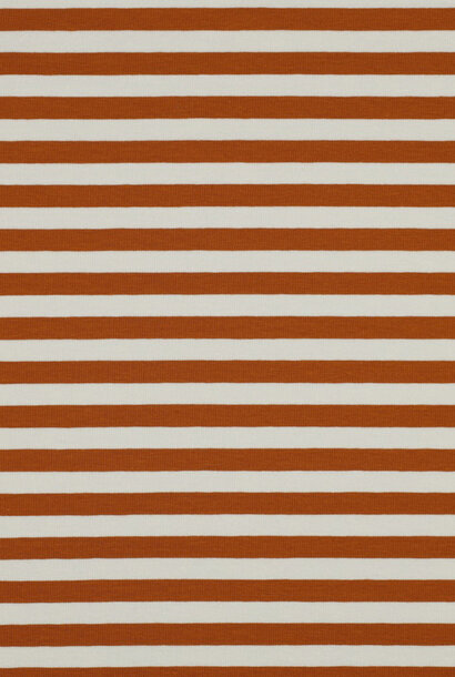 French Terry - Cognac Stripes