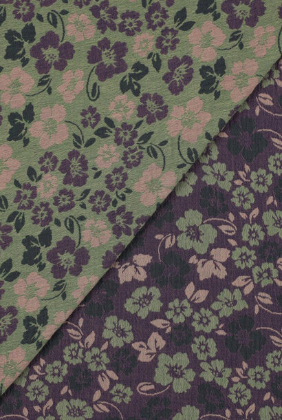 Double Gauze - Jacquard Bloemen