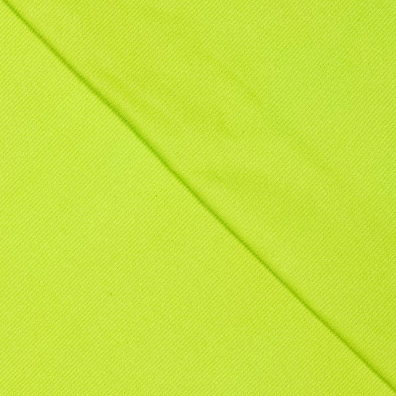 Rib boordstof - Bright Lime-1