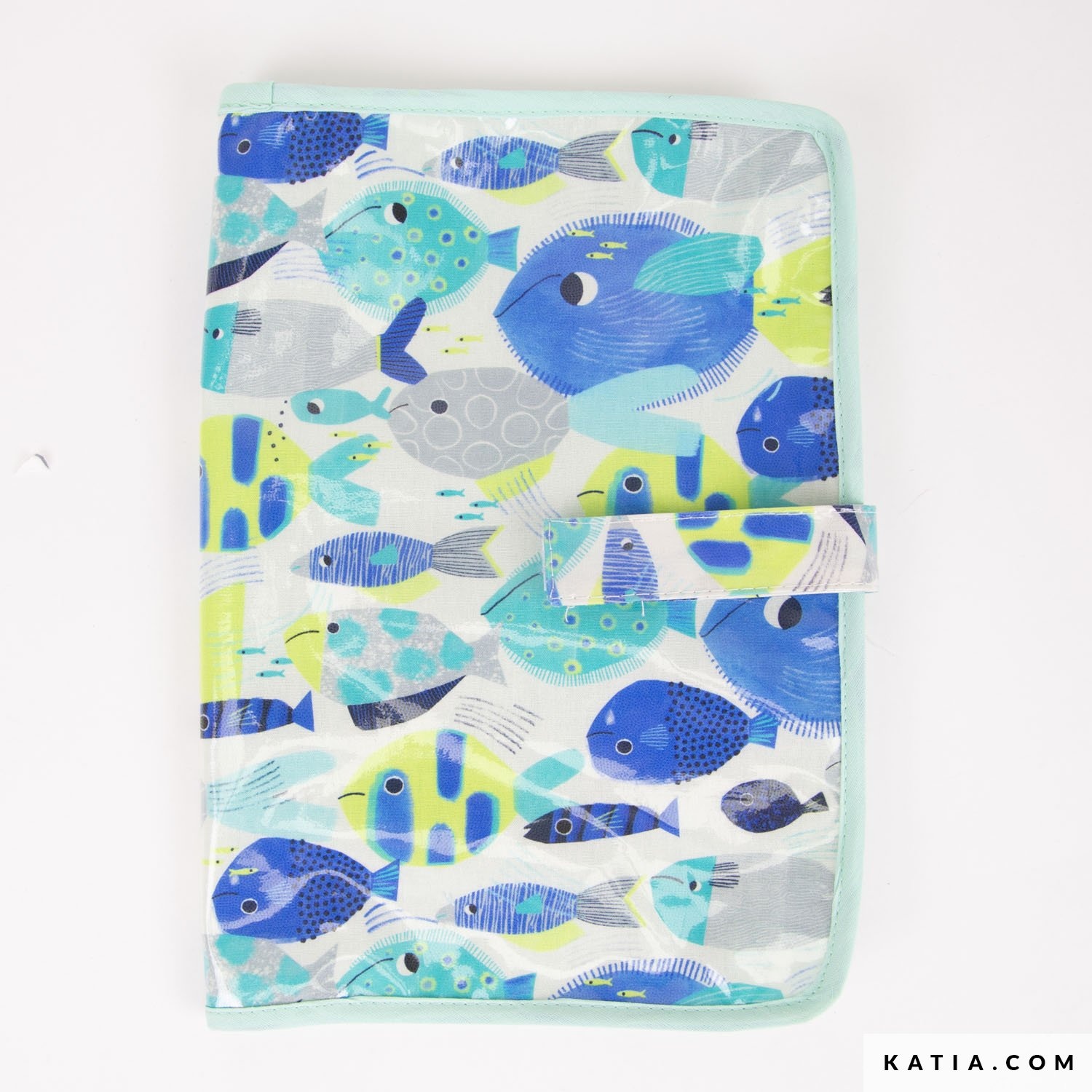 Gelamineerde Katoen - Tropical Neon Sea-3