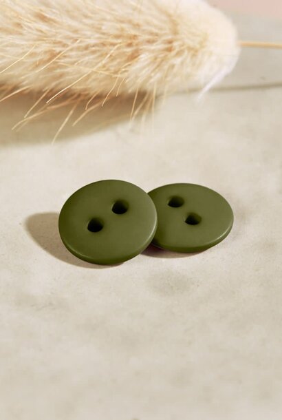 Knoop 'Classic Matte' - Ivy Green - Ø 12 mm