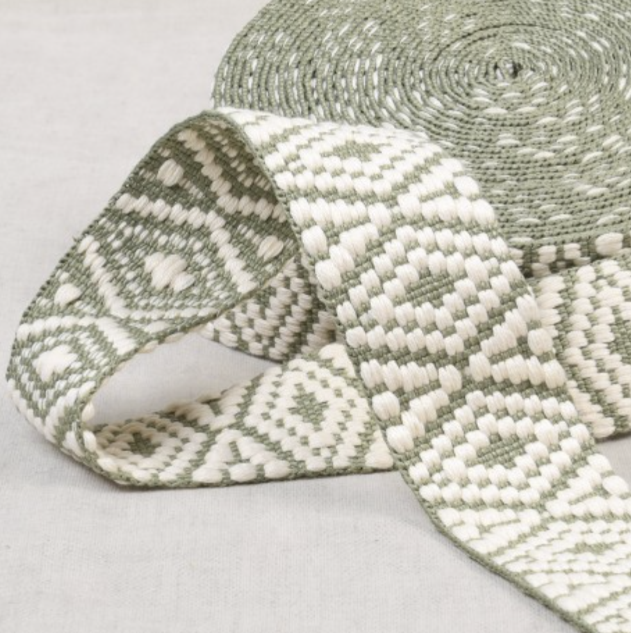 Tassenband - Etnic Grey - 38 mm-1