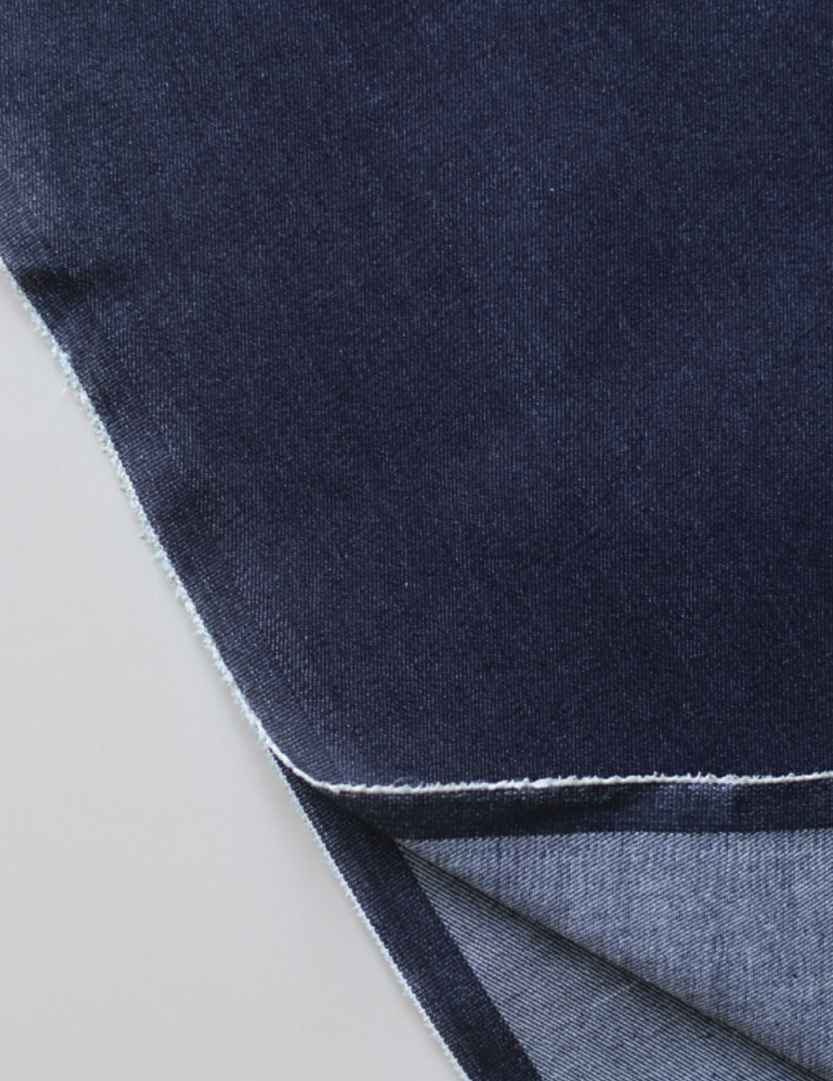 Noreen Raw Stretch Denim - Classic Blue-1