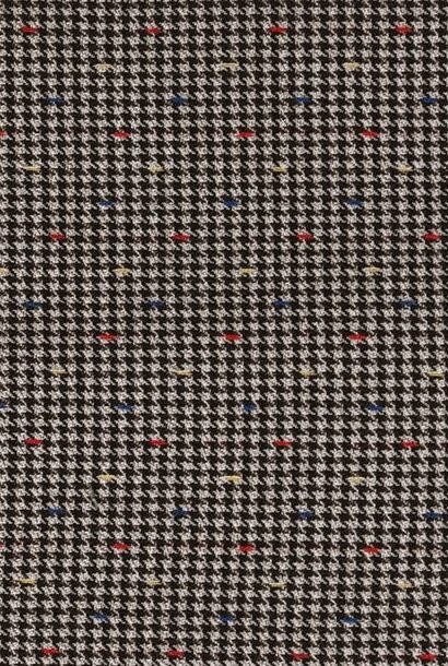 Geweven Pied de Poule - Colored dots