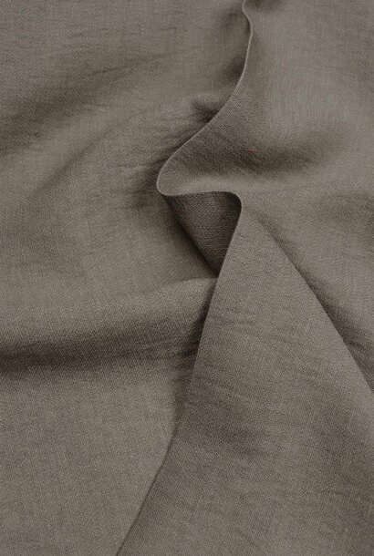 Viscose mix met structuur - Army Green