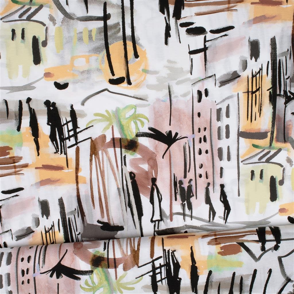 Viscose Tricot - Abstract Town-1